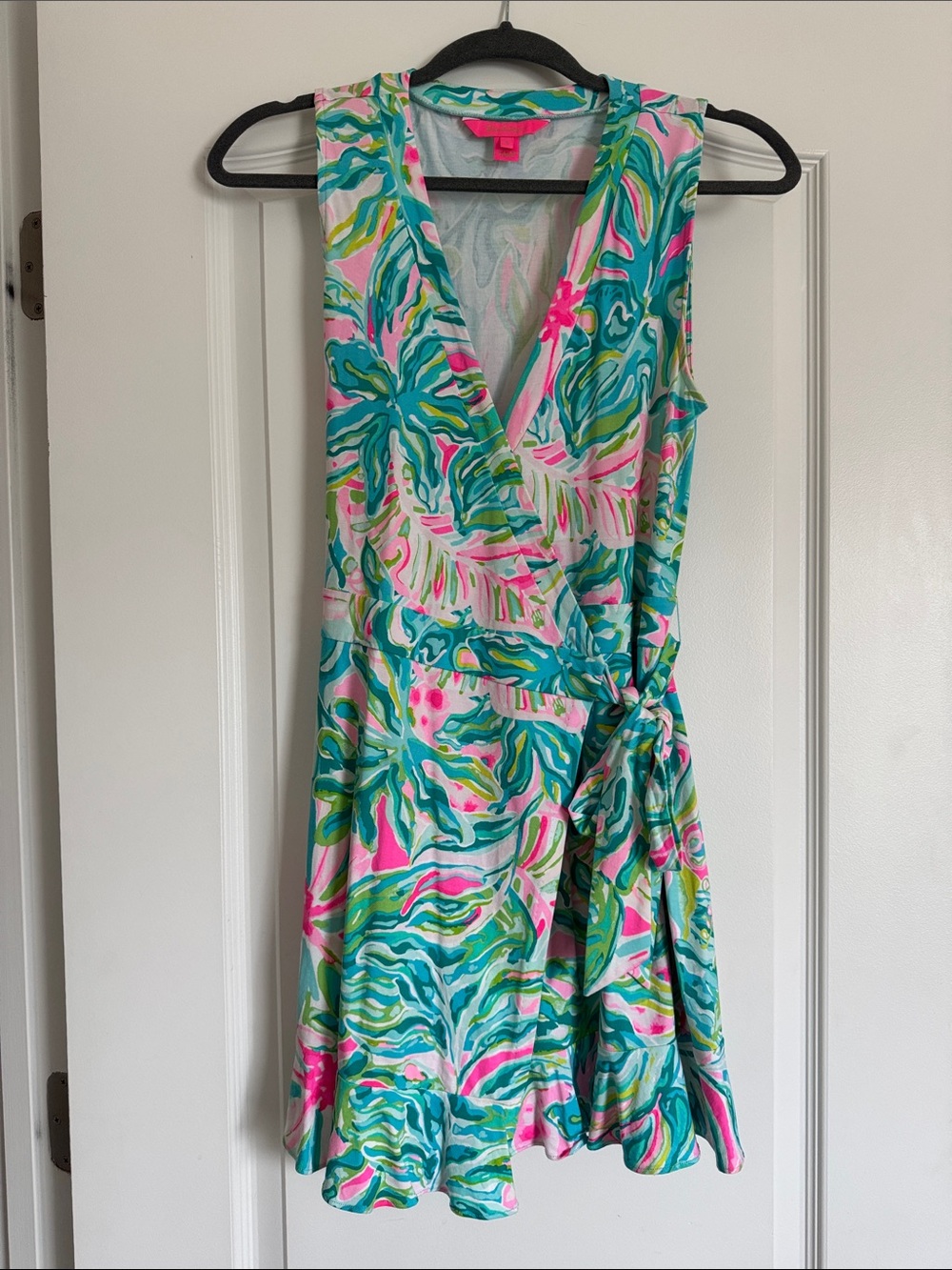 Lilly Pulitzer wrapped romper dress